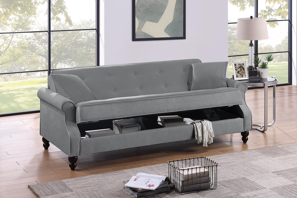 Sofa-Bed Futon with Storage