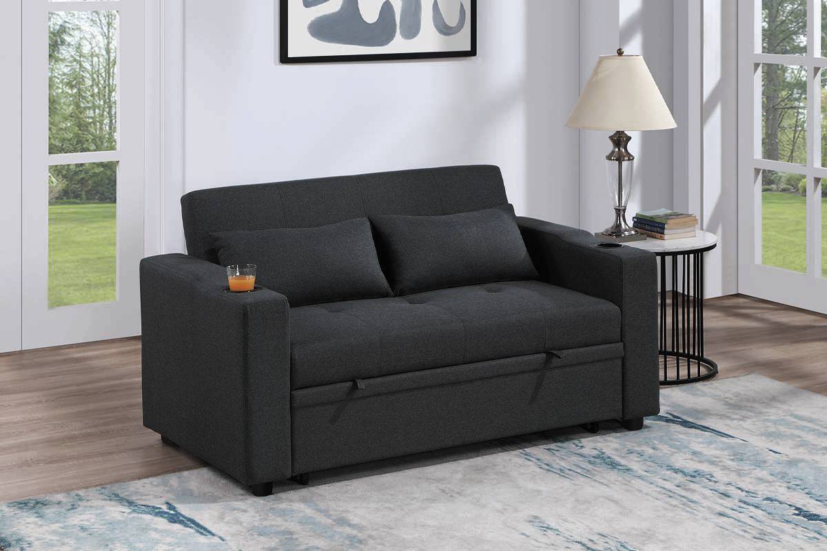 Sofa Loveseat with Pull-Out Sleeper