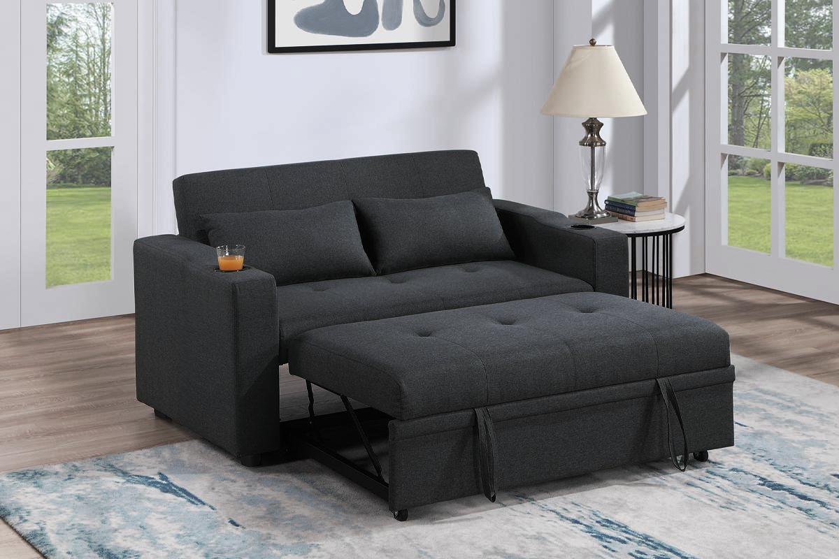 Sofa Loveseat with Pull-Out Sleeper
