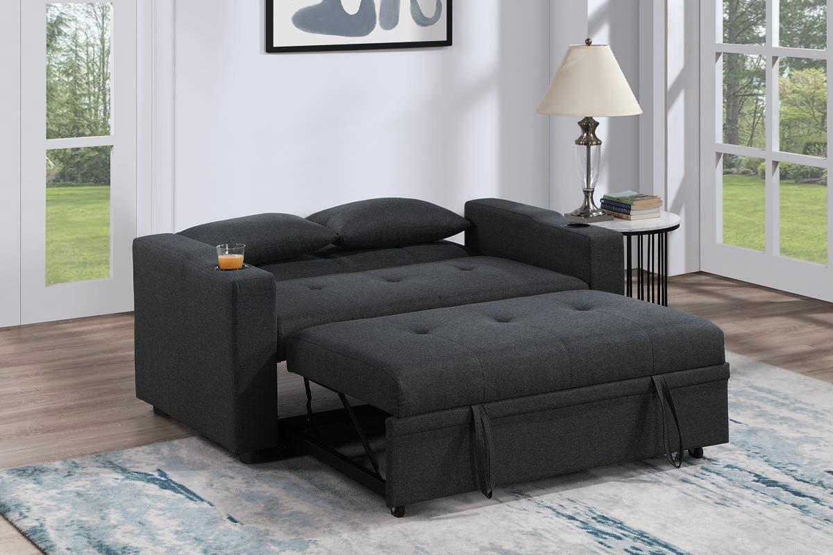 Sofa Loveseat with Pull-Out Sleeper