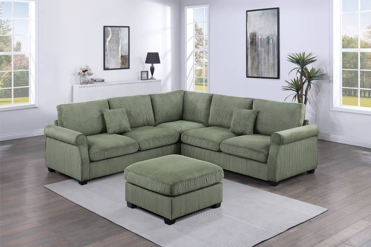 Sofa Sectional and Ottoman