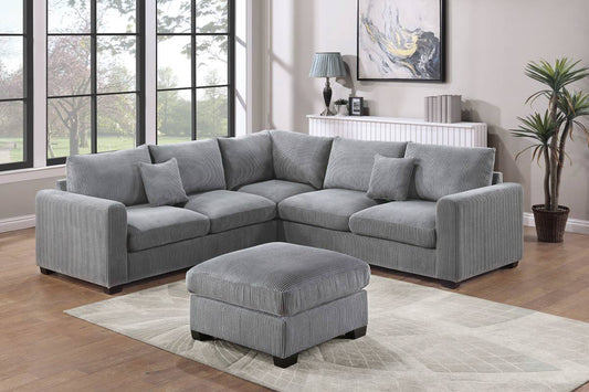 Sofa Sectional and Ottoman
