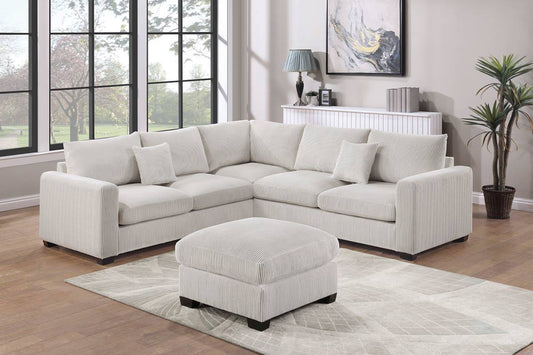 Sofa Sectional and Ottoman